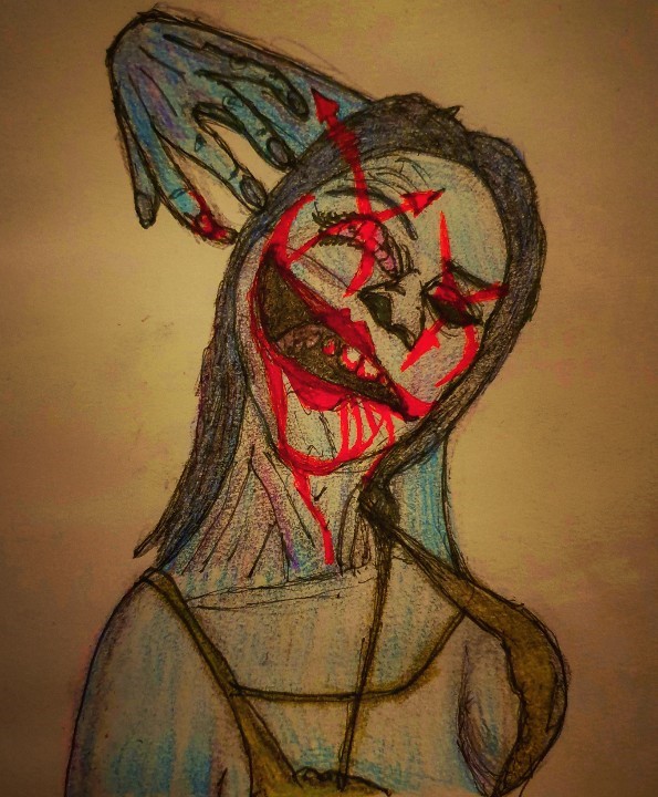 A close up of a tattoo

Description automatically generated